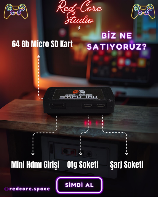 RedCore Stick 10K – Geçmişin Gücünü Evinize Getir!